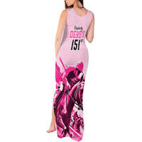 Kentucky Horse Racing Tank Maxi Dress 151st Anniversary Sporting Art Pink Version LT9