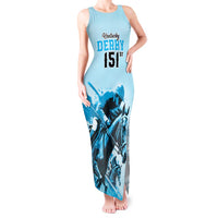 Kentucky Horse Racing Tank Maxi Dress 151st Anniversary Sporting Art Blue Version LT9