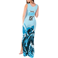 Kentucky Horse Racing Tank Maxi Dress 151st Anniversary Sporting Art Blue Version LT9