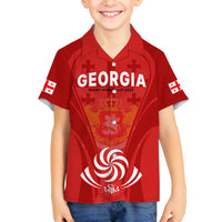 Georgia Rugby Family Matching Mermaid Dress and Hawaiian Shirt World Cup 2023 Come On Lelos LT9 - Wonder Print Shop