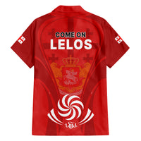 Georgia Rugby Family Matching Off Shoulder Maxi Dress and Hawaiian Shirt World Cup 2023 Come On Lelos LT9 - Wonder Print Shop