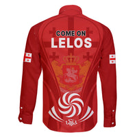 Georgia Rugby Family Matching Short Sleeve Bodycon Dress and Hawaiian Shirt World Cup 2023 Come On Lelos - Wonder Print Shop