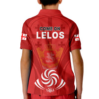 Georgia Rugby Kid Polo Shirt World Cup 2023 Come On Lelos - Wonder Print Shop
