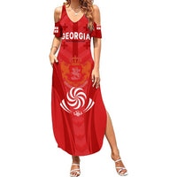 Georgia Rugby Summer Maxi Dress World Cup 2023 Come On Lelos - Wonder Print Shop