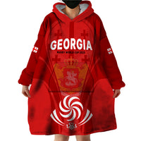 Georgia Rugby Wearable Blanket Hoodie World Cup 2023 Come On Lelos - Wonder Print Shop