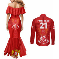 custom-georgia-rugby-couples-matching-mermaid-dress-and-long-sleeve-button-shirts-world-cup-2023-come-on-lelos