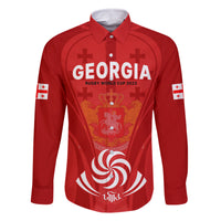 Custom Georgia Rugby Family Matching Off Shoulder Short Dress and Hawaiian Shirt World Cup 2023 Come On Lelos LT9 - Wonder Print Shop