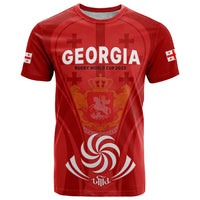 Custom Georgia Rugby T Shirt World Cup 2023 Come On Lelos - Wonder Print Shop