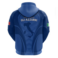 Italy Rugby Hoodie World Cup 2023 Go Gli Azzurri Sporty Style - Wonder Print Shop