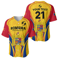 Custom Romania Rugby Baseball Jersey The Oaks World Cup 2023 Go Stejarii LT9 - Wonder Print Shop