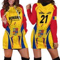 Custom Romania Rugby Hoodie Dress The Oaks World Cup 2023 Go Stejarii - Wonder Print Shop
