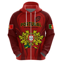 Portugal Rugby Hoodie The Wolves World Cup 2023 Go Os Lobos - Wonder Print Shop