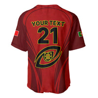 Custom Portugal Rugby Baseball Jersey The Wolves World Cup 2023 Go Os Lobos LT9 - Wonder Print Shop