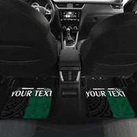 Custom New Zealand Ireland Rugby Car Mats Warrior Black Fern and Shamrocks World Cup 2023 LT9 - Wonder Print Shop