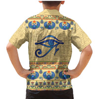 Ancient Egypt Scarab Beetle Family Matching Mermaid Dress and Hawaiian Shirt LT9 - Wonder Print Shop