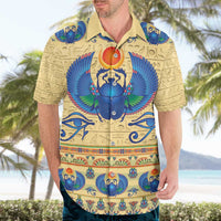 Ancient Egypt Scarab Beetle Hawaiian Shirt - Wonder Print Shop