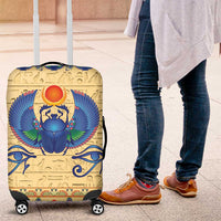Ancient Egypt Scarab Beetle Luggage Cover - Wonder Print Shop