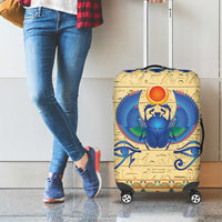 Ancient Egypt Scarab Beetle Luggage Cover - Wonder Print Shop