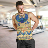 Ancient Egypt Scarab Beetle Men Tank Top - Wonder Print Shop