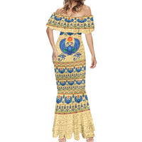 Ancient Egypt Scarab Beetle Mermaid Dress - Wonder Print Shop