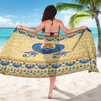 Ancient Egypt Scarab Beetle Sarong - Wonder Print Shop
