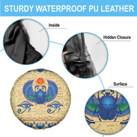 Ancient Egypt Scarab Beetle Spare Tire Cover - Wonder Print Shop
