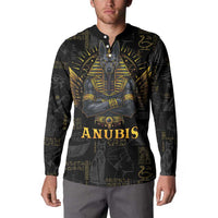 Anubis Egyptian God of Death Button Sweatshirt LT9 - Wonder Print Shop