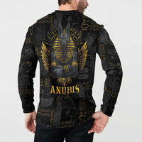 Anubis Egyptian God of Death Button Sweatshirt LT9 - Wonder Print Shop