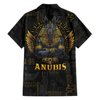 Anubis Egyptian God of Death Family Matching Off The Shoulder Long Sleeve Dress and Hawaiian Shirt - Wonder Print Shop