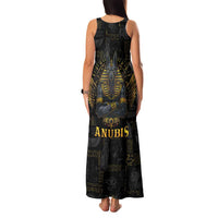 Anubis Egyptian God of Death Family Matching Tank Maxi Dress and Hawaiian Shirt - Wonder Print Shop