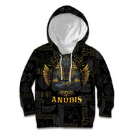 Anubis Egyptian God of Death Kid Hoodie - Wonder Print Shop