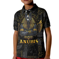 Anubis Egyptian God of Death Kid Polo Shirt - Wonder Print Shop