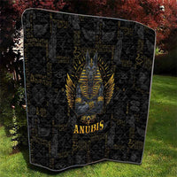 Anubis Egyptian God of Death Quilt - Wonder Print Shop