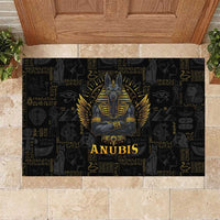 Anubis Egyptian God of Death Rubber Doormat - Wonder Print Shop