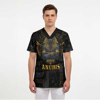 Anubis Egyptian God of Death Scrub Top