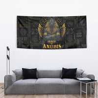 Anubis Egyptian God of Death Tapestry - Wonder Print Shop