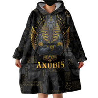Anubis Egyptian God of Death Wearable Blanket Hoodie - Wonder Print Shop