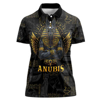 Anubis Egyptian God of Death Women Polo Shirt - Wonder Print Shop