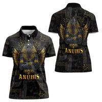 Anubis Egyptian God of Death Women Polo Shirt - Wonder Print Shop
