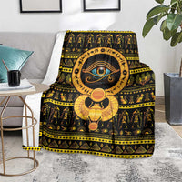 Egyptian God of The Sun Eye of Ra Blanket