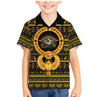 Egyptian God of The Sun Eye of Ra Family Matching Mermaid Dress and Hawaiian Shirt LT9 - Wonder Print Shop