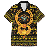 Egyptian God of The Sun Eye of Ra Family Matching Off Shoulder Maxi Dress and Hawaiian Shirt LT9 - Wonder Print Shop