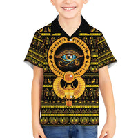Egyptian God of The Sun Eye of Ra Kid Hawaiian Shirt - Wonder Print Shop