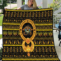 Egyptian God of The Sun Eye of Ra Quilt - Wonder Print Shop