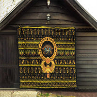 Egyptian God of The Sun Eye of Ra Quilt - Wonder Print Shop