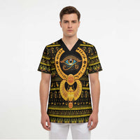 Egyptian God of The Sun Eye of Ra Scrub Top