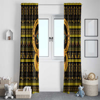Egyptian God of The Sun Eye of Ra Window Curtain - Wonder Print Shop