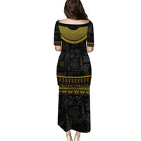 The Ankh Egyptian Hieroglyphs Puletasi - Wonder Print Shop