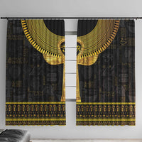 The Ankh Egyptian Hieroglyphs Window Curtain - Wonder Print Shop