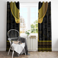 The Ankh Egyptian Hieroglyphs Window Curtain - Wonder Print Shop